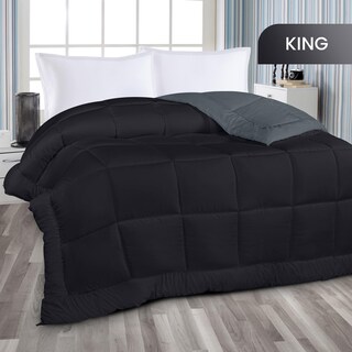 Foto 2 | Ropa De Cama Edreforter Utopia King Para Todas Las Estaciones, Color Negro Y Gris - Venta Internacional.