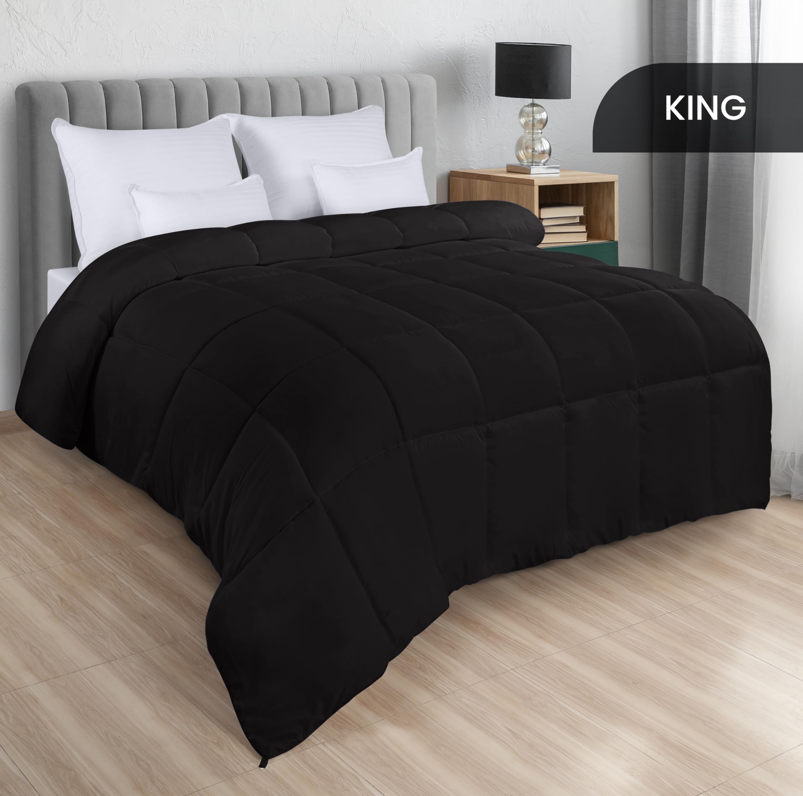 Foto 3 pulgar | Ropa De Cama Edreforter Utopia, Tamaño King, Para Todas Las Estaciones, Color Negro - Venta Internacional.