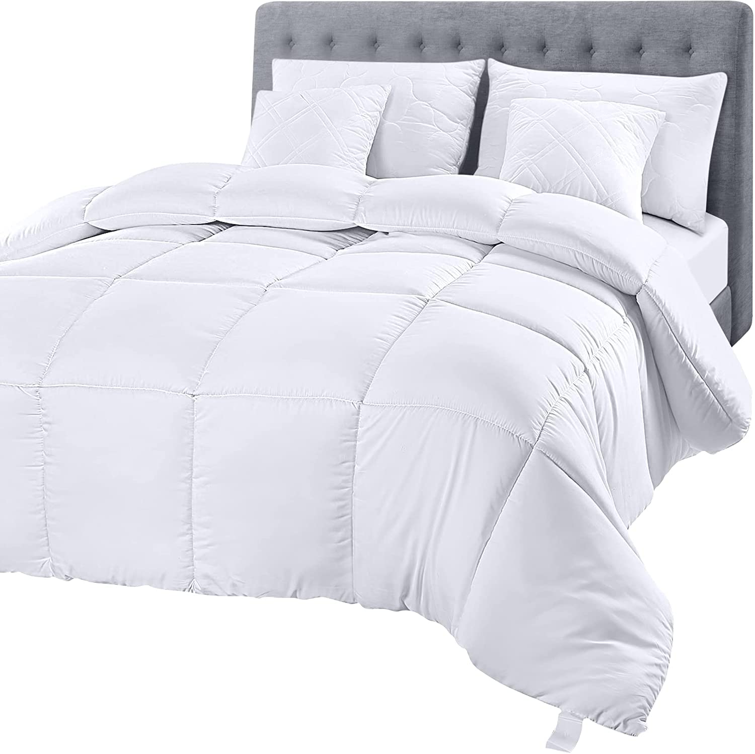 Foto 2 pulgar | Edredón Con Relleno De Edredón Utopia, Cama King Size, Color Blanco - Venta Internacional.