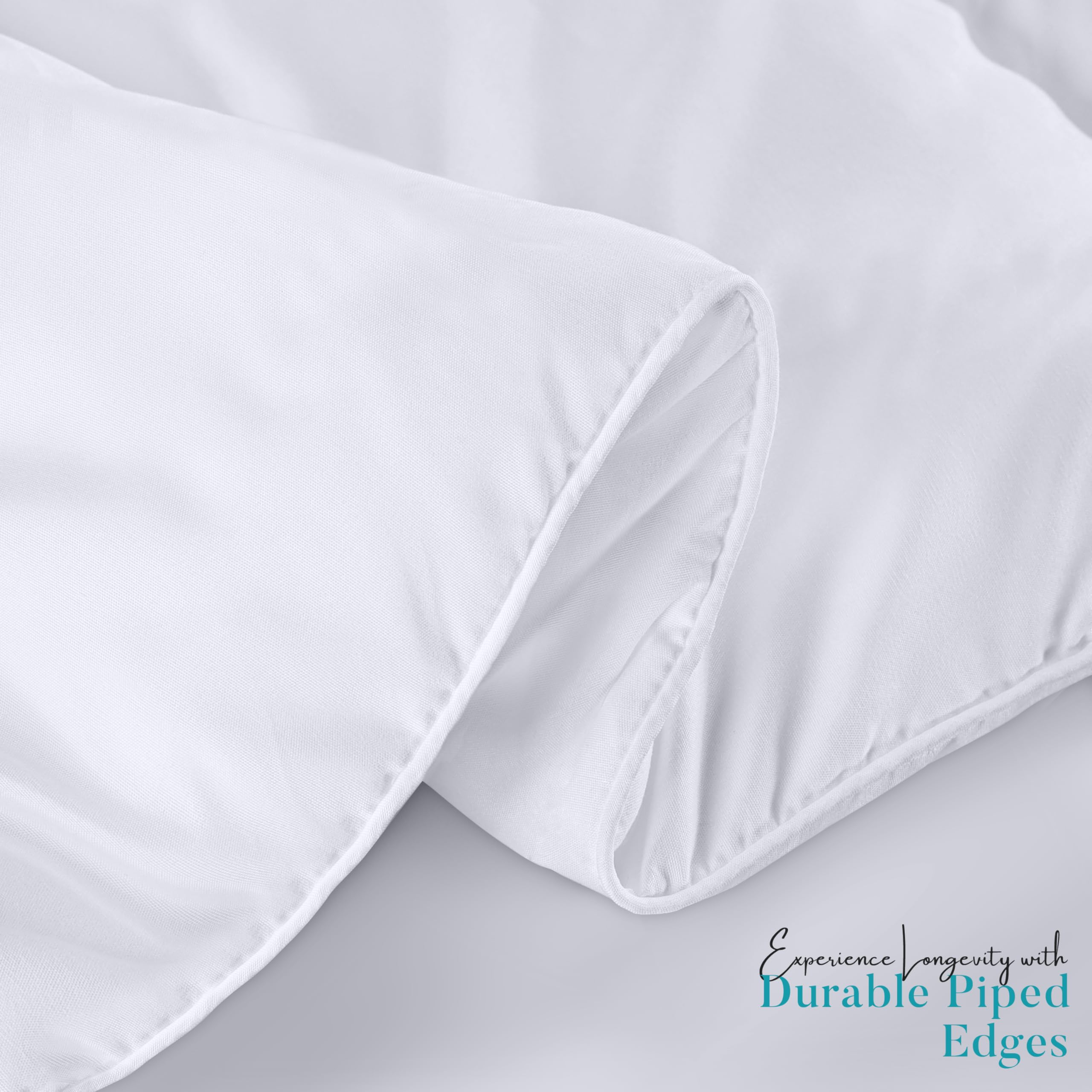 Foto 8 pulgar | Edredón Con Relleno De Edredón Utopia, Cama King Size, Color Blanco - Venta Internacional.