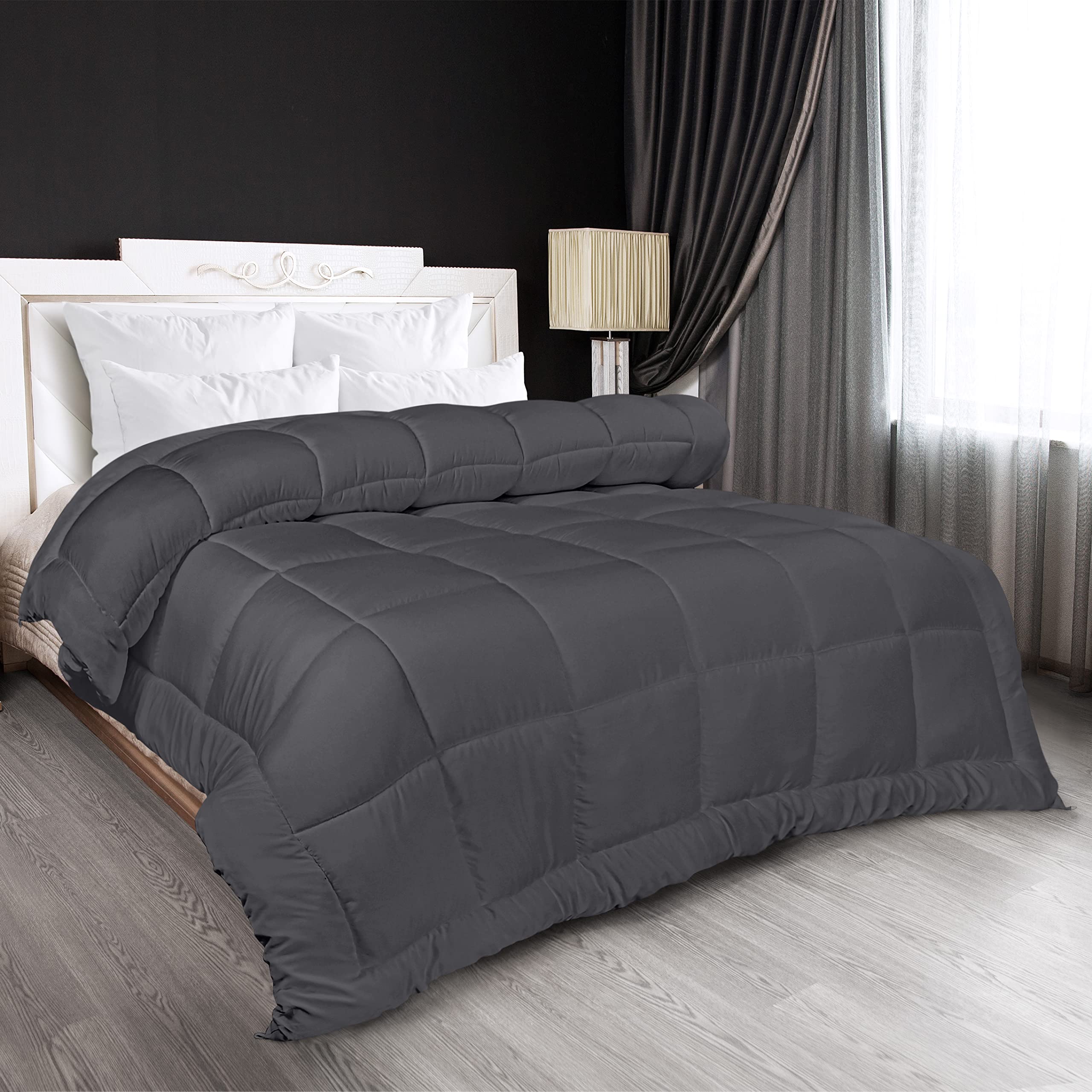 Foto 5 pulgar | Ropa De Cama Edredon Utopia Para Todas Las Estaciones, Plumón, Color Gris - Venta Internacional.
