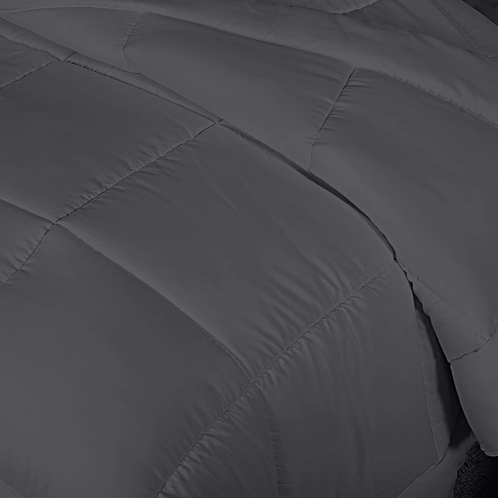 Foto 6 pulgar | Ropa De Cama Edredon Utopia Para Todas Las Estaciones, Plumón, Color Gris - Venta Internacional.