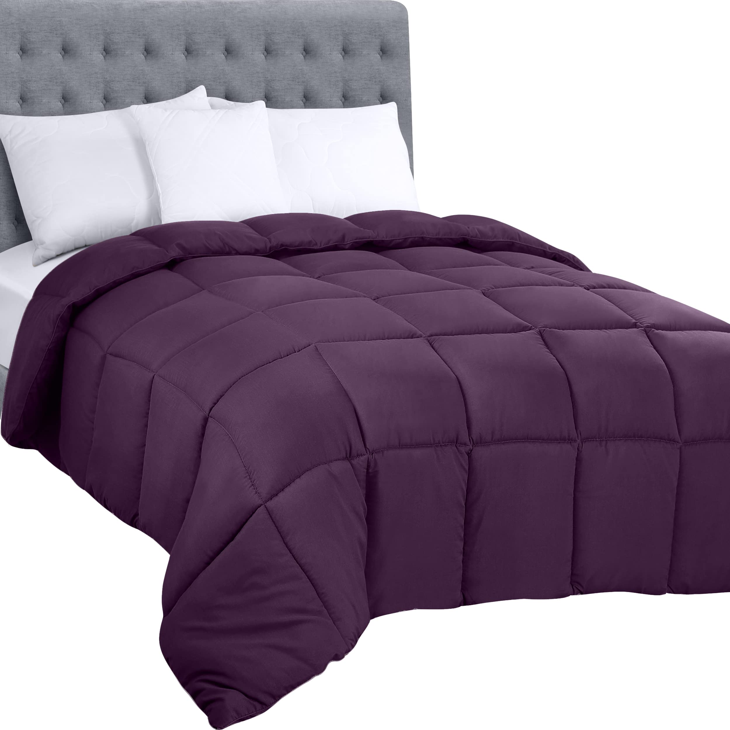 Foto 2 pulgar | Ropa De Cama Edredón Utopia, Talla Doble, Alternativa De Plumón, Color Ciruela - Venta Internacional.
