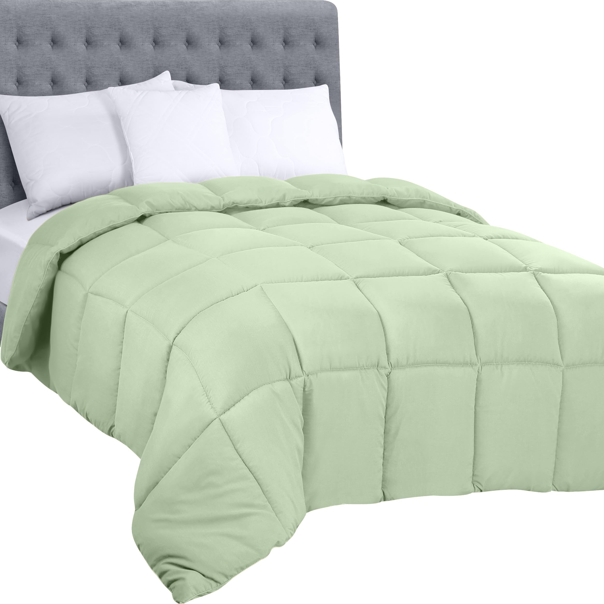 Foto 2 pulgar | Ropa De Cama Edreforter Utopia, Tamaño King, Para Todas Las Estaciones, Color Verde Salvia - Venta Internacional.