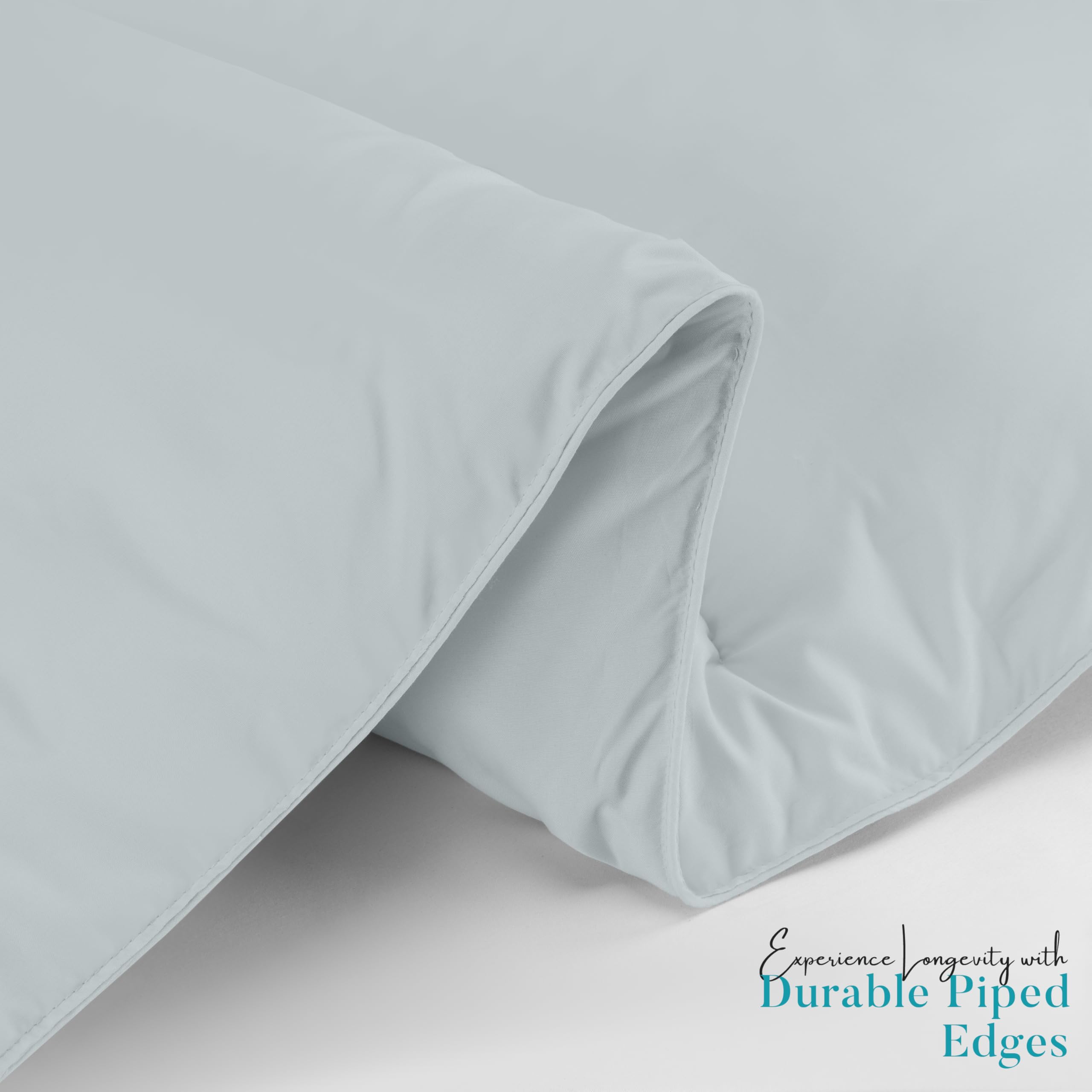 Foto 7 | Edredón Con Relleno De Edredón Utopia Bedding Queen, Color Gris Claro - Venta Internacional.