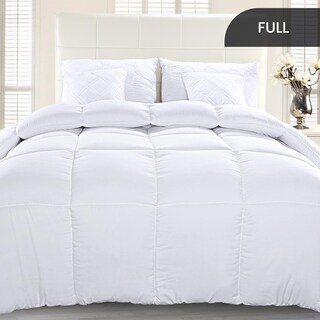 Foto 2 | Edredón Con Relleno De Edredón Utopia, Tamaño Completo, Color Blanco - Venta Internacional.