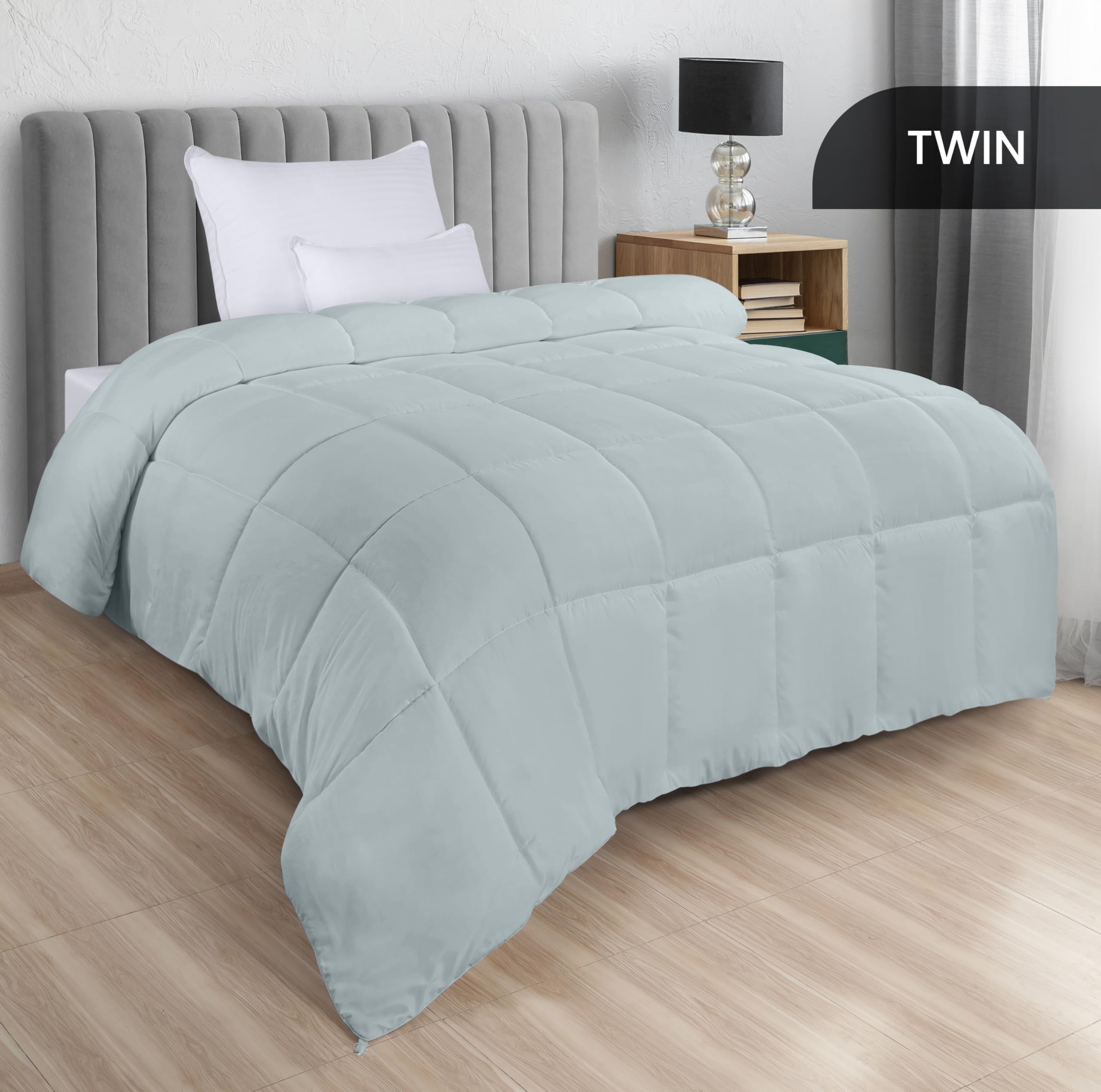 Foto 3 pulgar | Ropa De Cama Edreforter Utopia, Tamaño Doble, Para Todas Las Estaciones, Gris Claro - Venta Internacional.