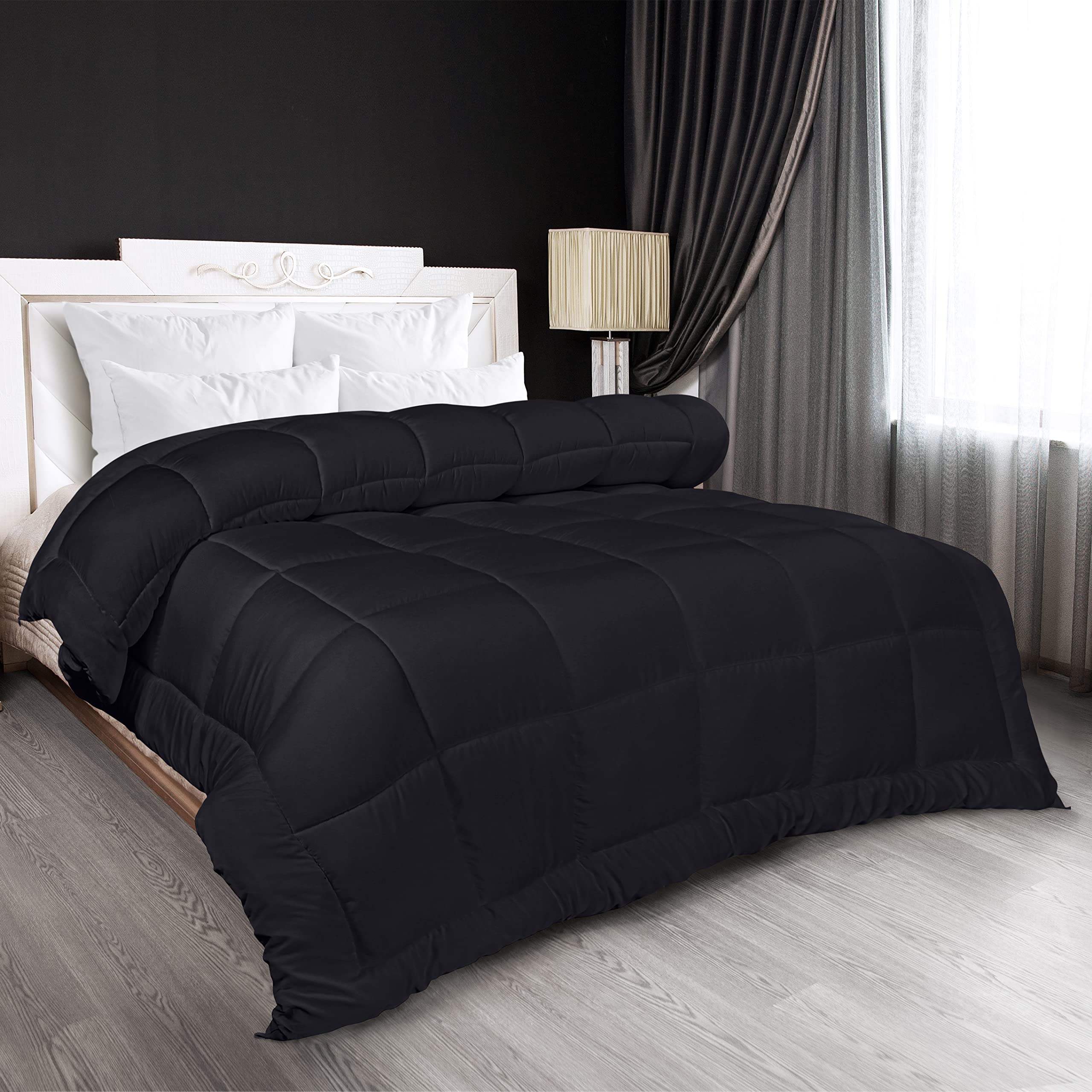 Foto 5 pulgar | Ropa De Cama Edredon Utopia Para Todas Las Estaciones, Plumón Alt King, Color Negro - Venta Internacional.