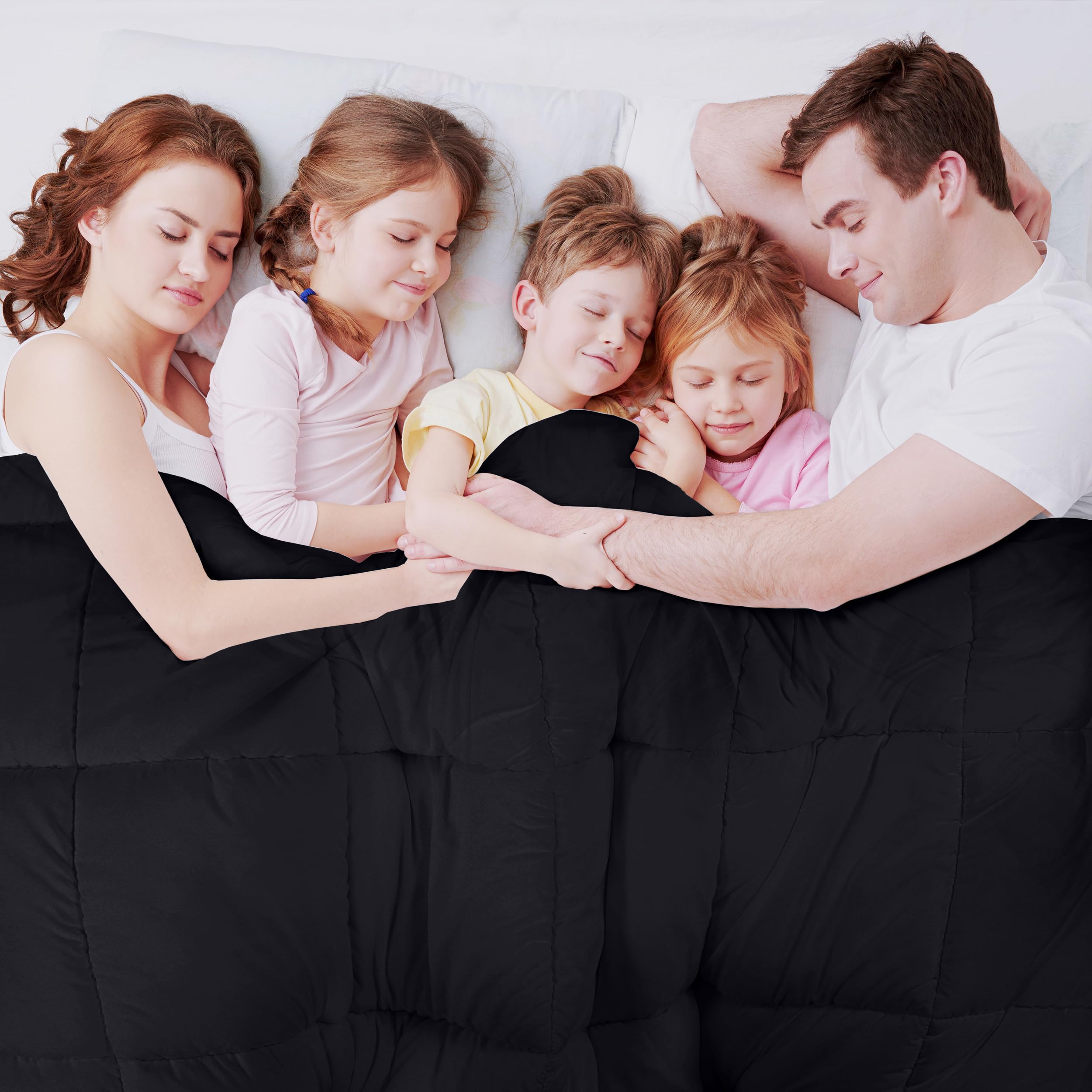 Foto 8 pulgar | Ropa De Cama Edredon Utopia Para Todas Las Estaciones, Plumón Alt King, Color Negro - Venta Internacional.