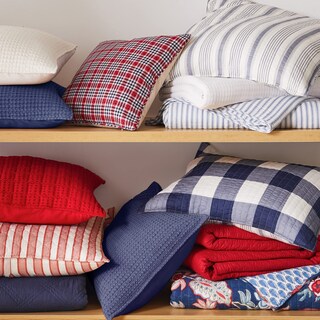 Foto 6 | Edredón Levtex Home Cross Stitch Rojo King - Venta Internacional