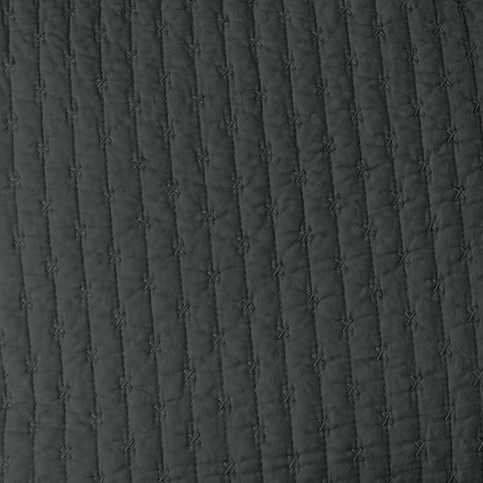 Foto 7 pulgar | Set de Edredón Levtex Home Cross Stitch Charcoal King 270x230 Cm - Venta Internacional