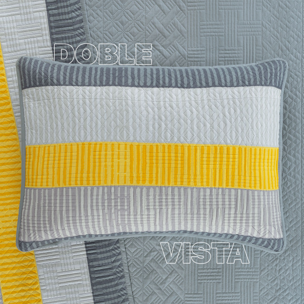 Foto 6 pulgar | Edredón Ligero Individual Con Funda De Almohada Real Textil Pinsonic Doble Vista Fenicio