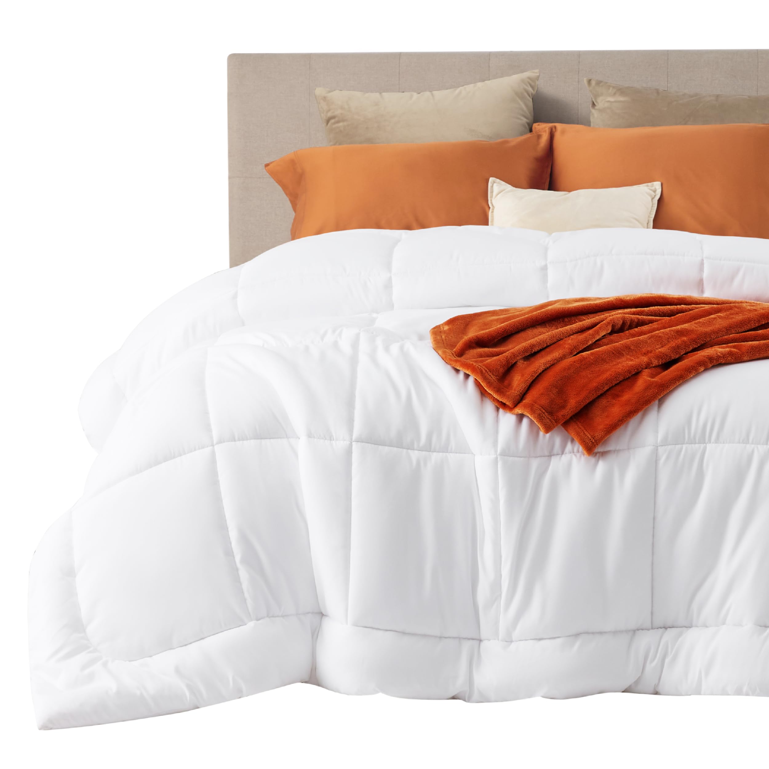 Foto 2 pulgar | Edredón Con Relleno De Edredón, Cama Alaskan King, Color Blanco, Para Todas Las Estaciones - Venta Internacional.