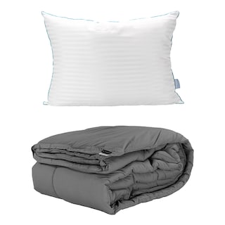 Foto 1 | Edredón Dicasa Homy Gris Oxford Individual + Almohada Royal
