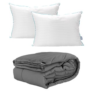 Foto 1 | Edredón Dicasa Homy Gris Oxford King Size + Almohada Royal Twin