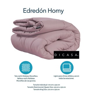 Foto 5 | Edredón Dicasa Homy Lila Individual + Sabanas Royal