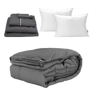 Foto 1 | Edredón Dicasa Homy Gris Oxford Queen Size + Sabanas Royal + Almohada Royal Twin