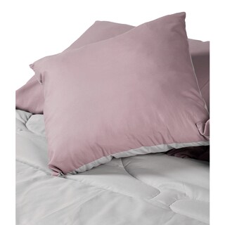 Foto 3 | Set De Edredon Doble Vista Dicasa Couzy Lila-gris | Platino Queen Size + Sabanas Softy
