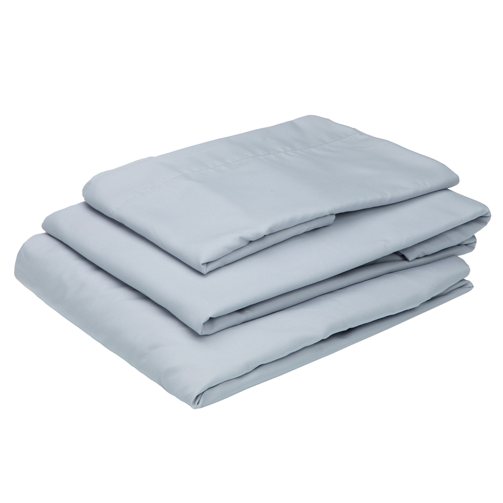 Foto 5 pulgar | Set De Edredon Doble Vista Couzy Negro-gris Oxford | Platinoking Size+ Sabanas Softy + Almohada 2-pack