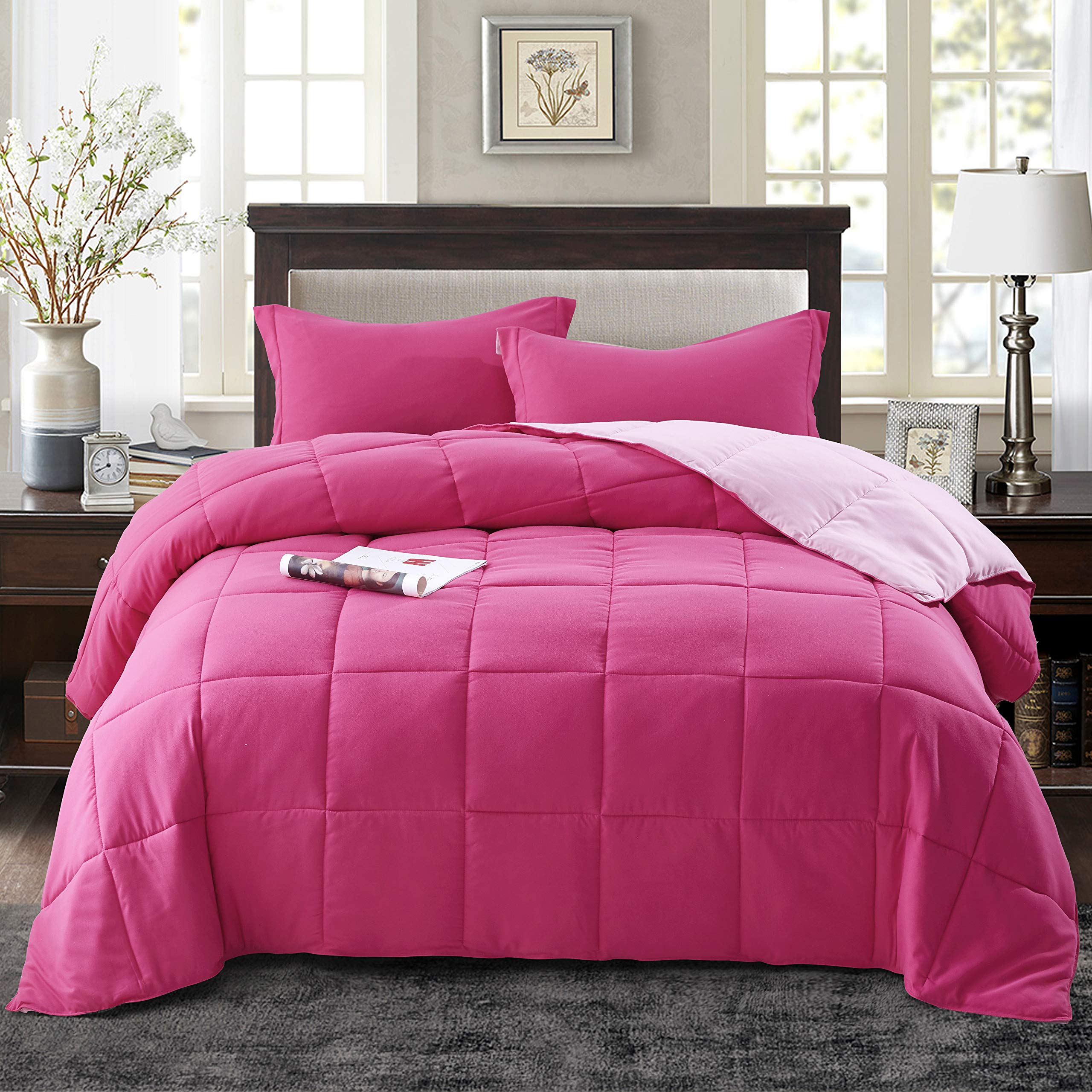 Foto 2 | Edredón Queen Size Hig Rosa - Venta Internacional