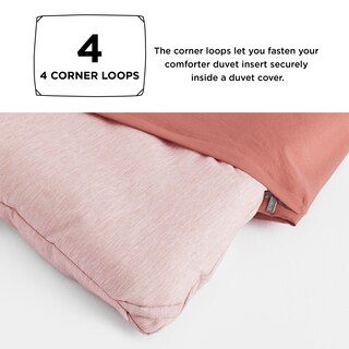 Foto 4 | Edredón Individual con Funda de Almohada Bedsure Rosa 2 Piezas - Venta Internacional