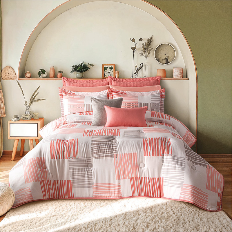 Foto 2 | Edredón Lavable  Deep Rose Susi King Size Poliéster Concord
