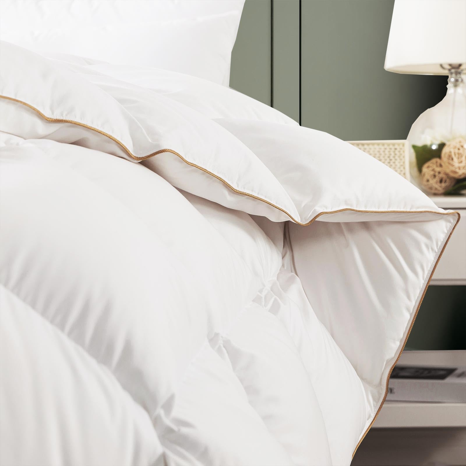 Foto 8 pulgar | Edredón Whatsbedding Feather Down Fiber King, 90 X 106 Pulgadas - Venta Internacional.