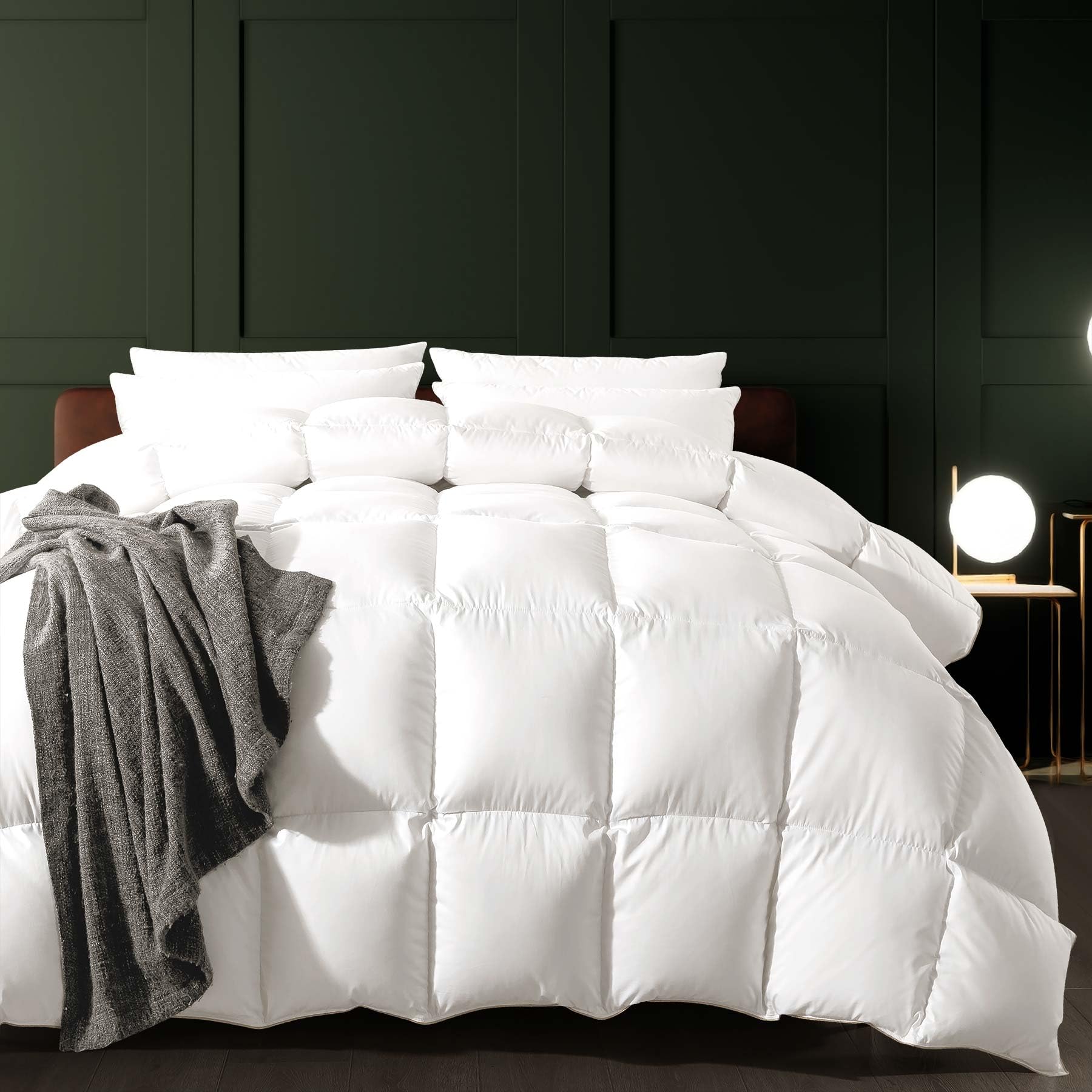 Foto 2 pulgar | Edredón Whatsbedding Feather Plum Fiber 100% Algodón King - Venta Internacional.