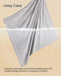 Foto 5 | Edredón Queen Songmics Gris