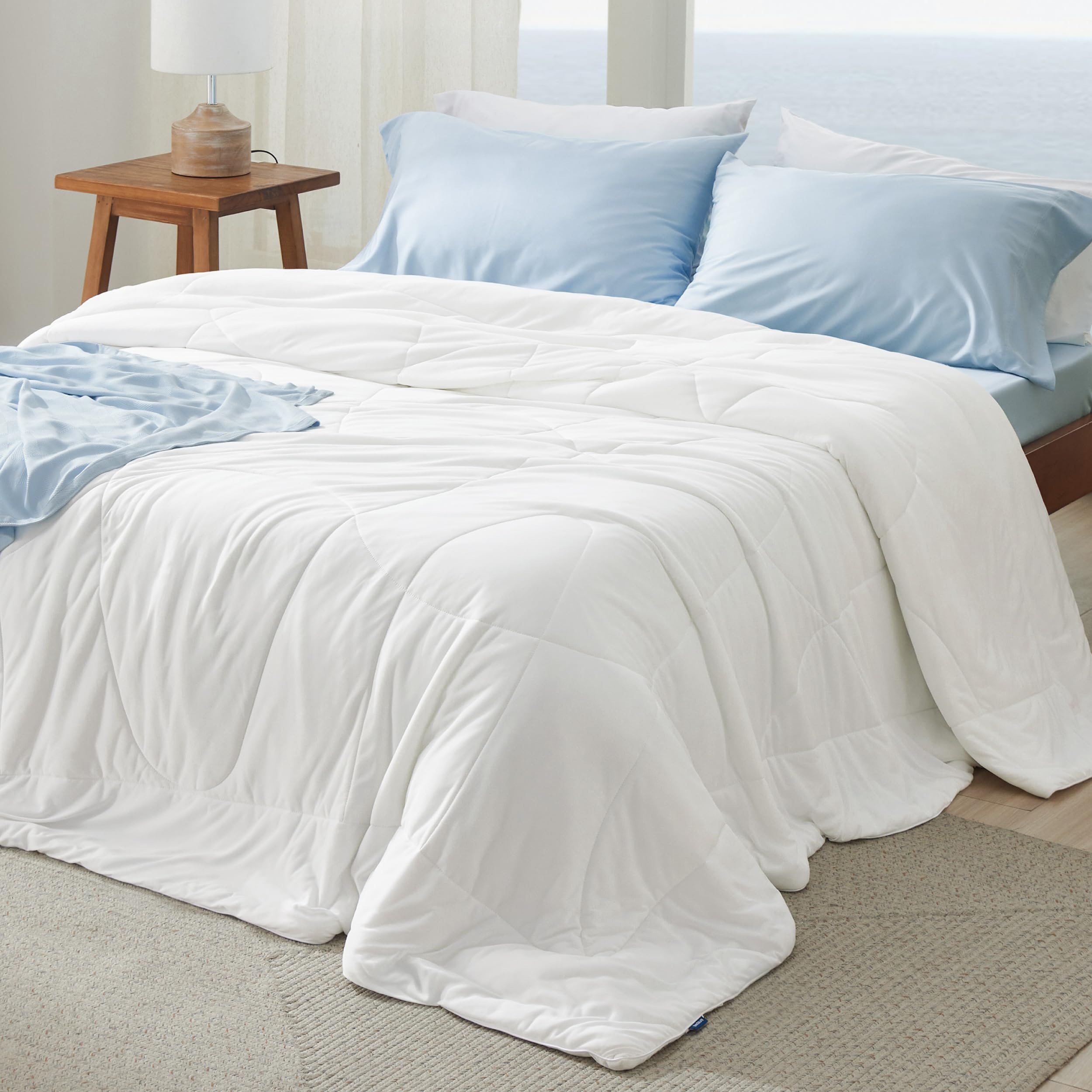Foto 1 | Edredón Refrescante Beforter Bedsure, Tamaño King, Blanco - Venta Internacional.
