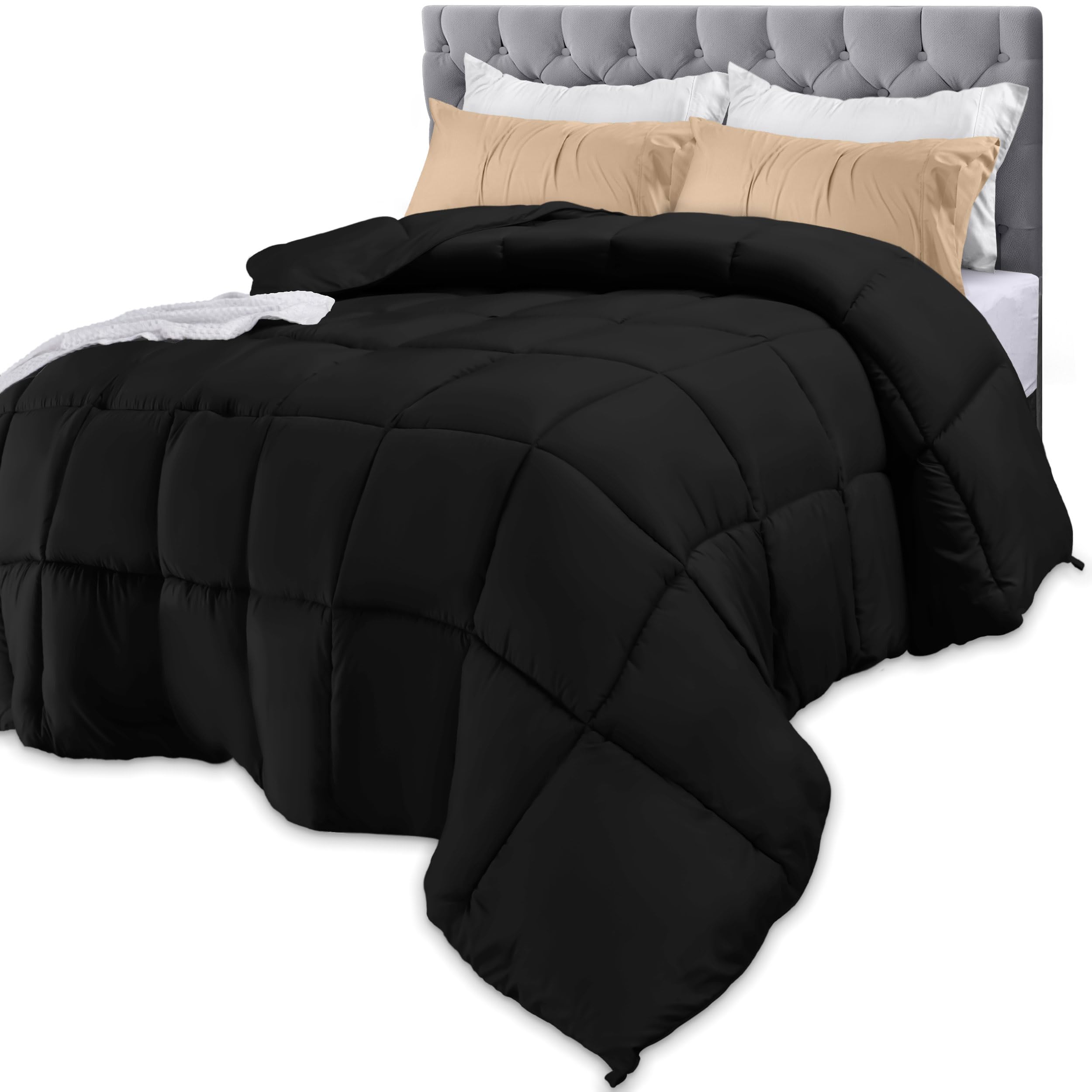 Foto 2 pulgar | Ropa De Cama Edreforter Utopia, Tamaño Queen, Para Todas Las Estaciones, Color Negro - Venta Internacional.
