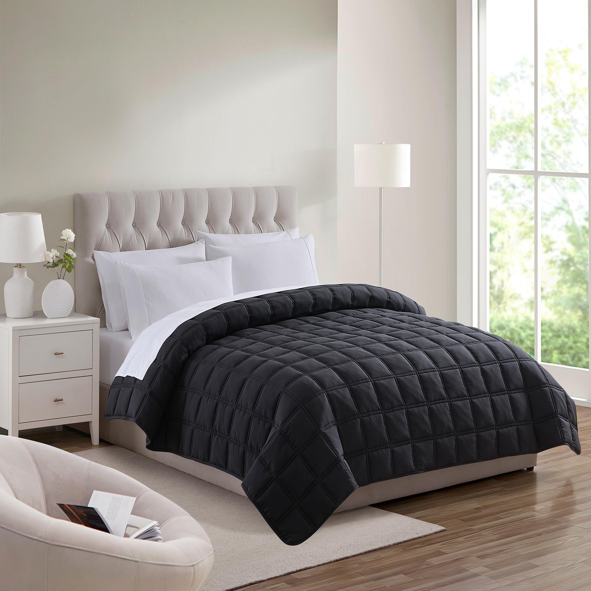 Foto 2 pulgar | Comforter Sweet Home Collection, Tamaño King, Color Negro - Venta Internacional.