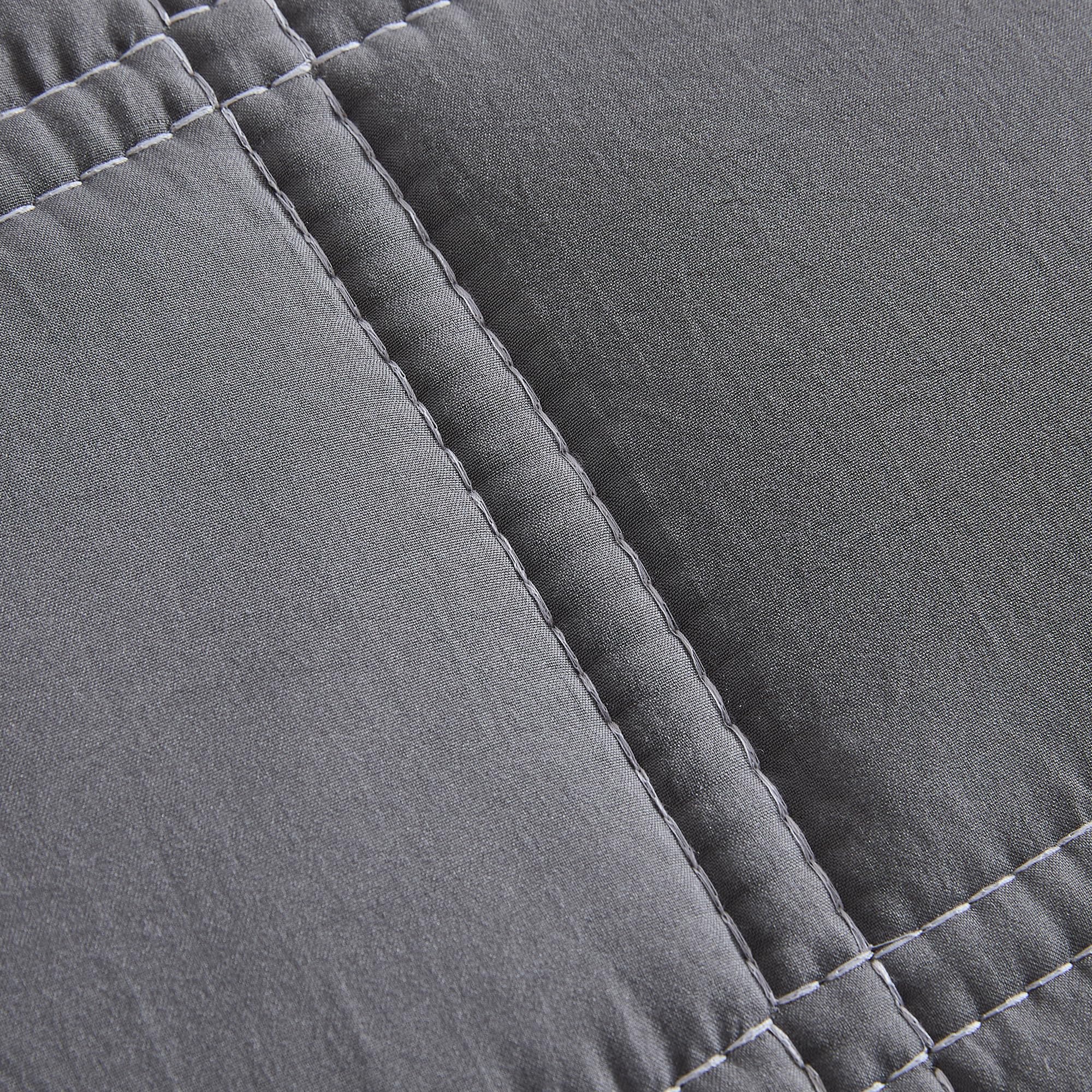 Foto 5 pulgar | Comforter Sweet Home Collection, Tamaño Completo, Gris - Venta Internacional.