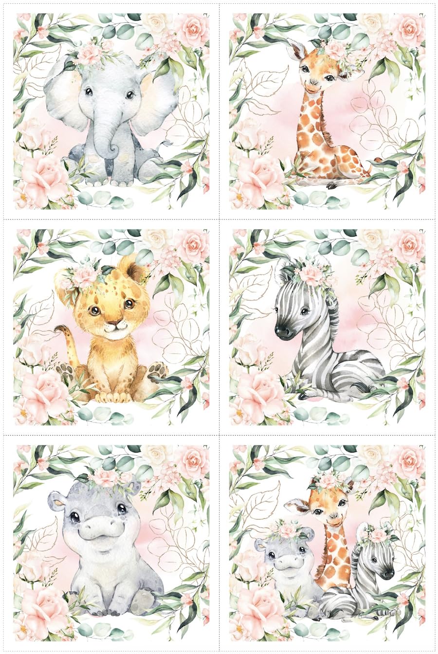 Foto 1 | Juego De Paneles De Tela Unique Safari (6 Paneles De 30 X 30 Cm Cada Uno) - Venta Internacional.