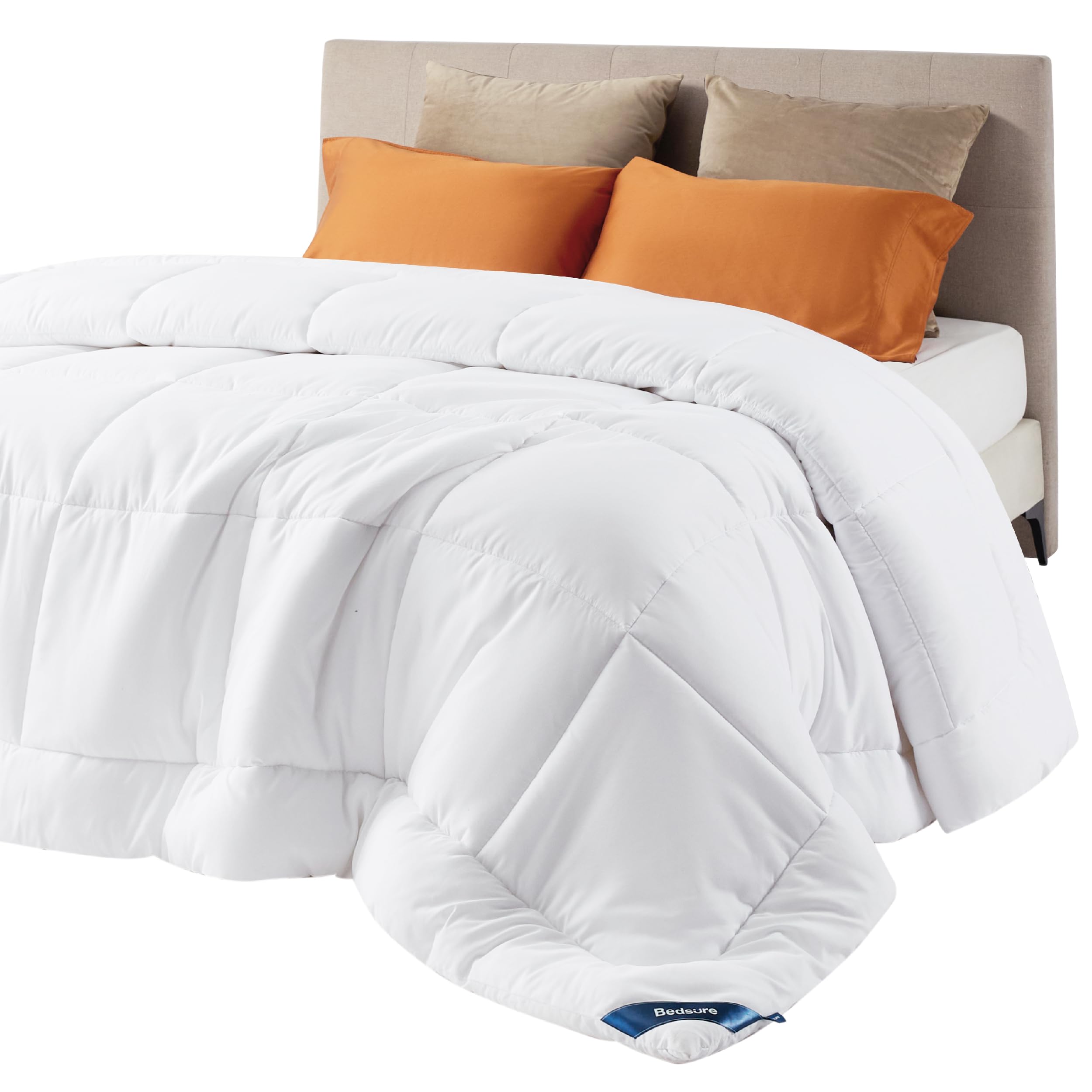 Foto 2 pulgar | Edredón, Edredón, Cama, Tamaño Completo, Blanco, Para Todas Las Estaciones - Venta Internacional.
