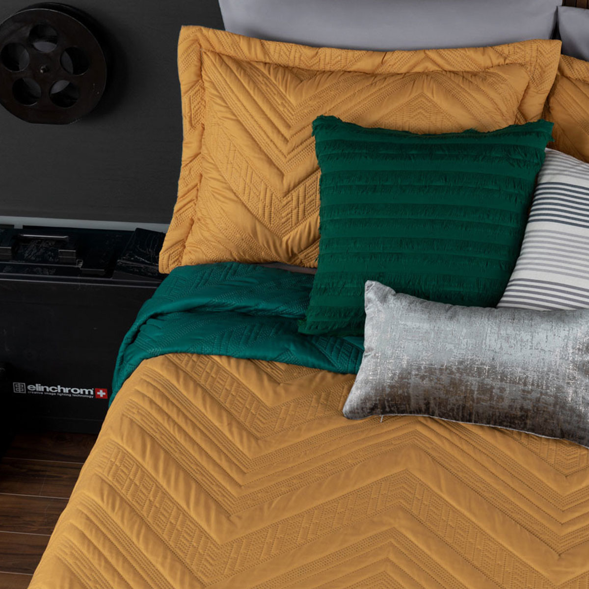 Foto 5 | Edredón Ligero Pinsonic 3d Esquimal Individual Con Fundas De Almohada, Doble Vista, Aloe
