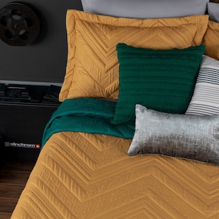 Foto 5 | Edredón Ligero Pinsonic 3d Esquimal Individual Con Fundas De Almohada, Doble Vista, Aloe