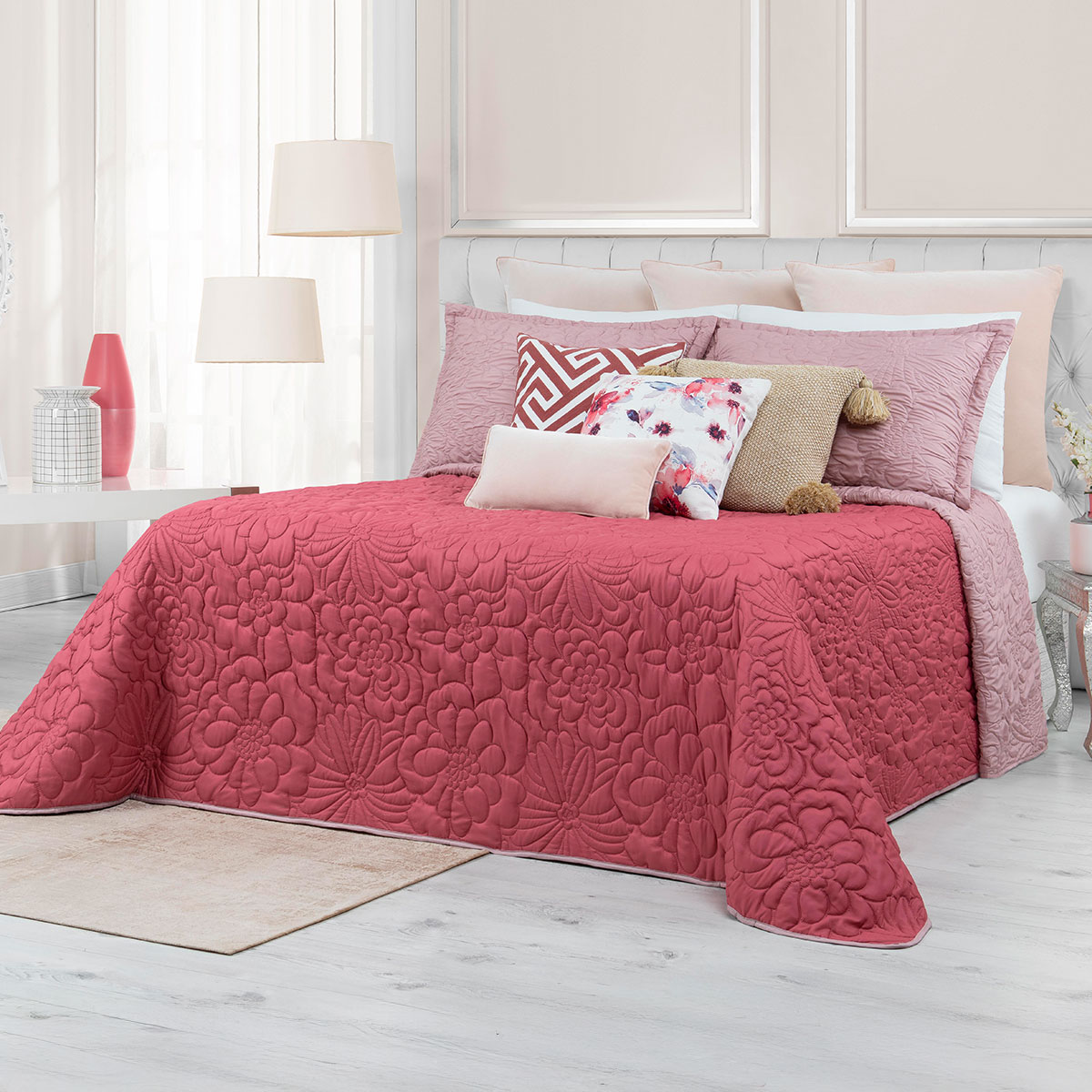 Foto 1 | Edredón Ligero Pinsonic 3d Esquimal King Size Con Fundas De Almohada, Doble Vista, Ainoa