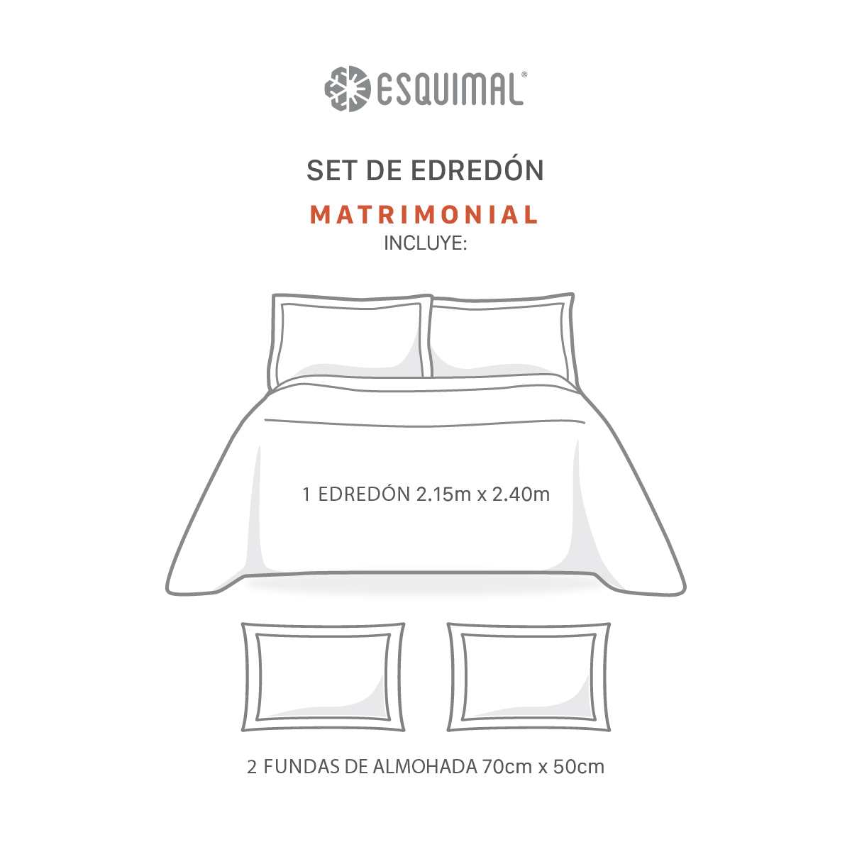 Foto 4 | Edredón Ligero Esquimal Matrimonial Con Funda De Almohada, Doble Vista, Asteroide