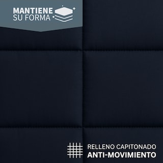 Foto 5 | Edredón Acolchado Matrimonial Capitonado Color Marino