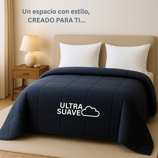 Foto 3 | Edredón Acolchado King Size Capitonado Color Marino