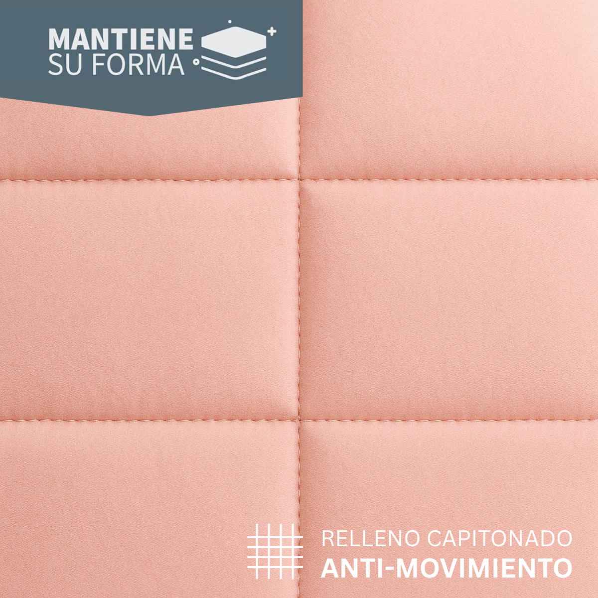 Foto 6 pulgar | Edredón Acolchado Matrimonial Capitonado Color Rosa
