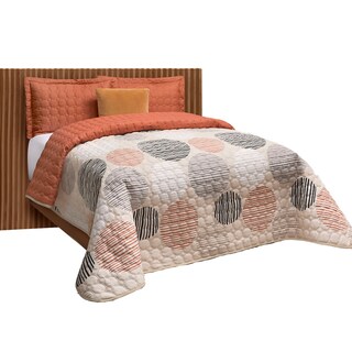Foto 1 | Edredón Ligero Elefantito Hogar Rietti Color Beige King Size Geométrico
