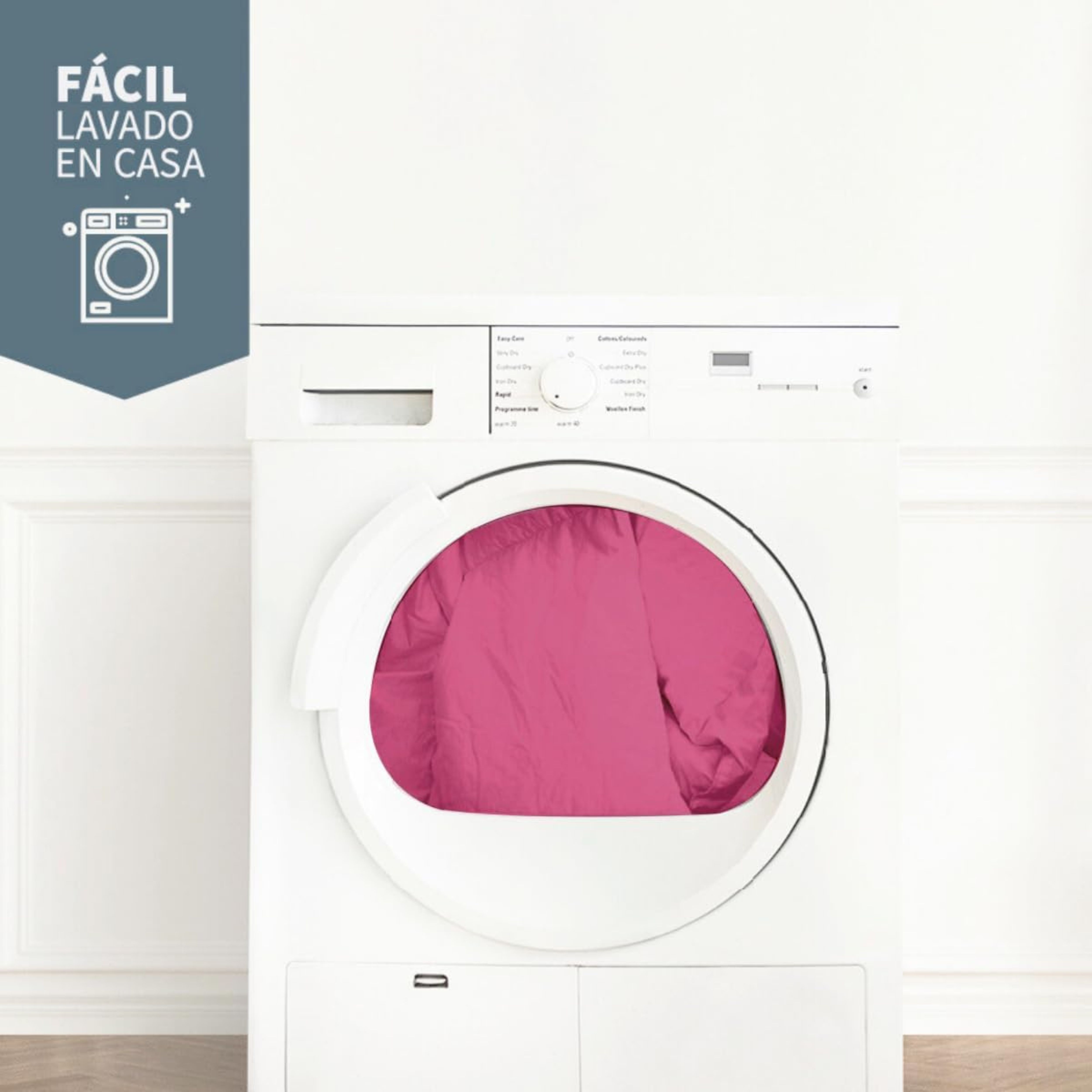 Foto 5 | Edredón Ligero Tesso Home Pinsonic Matrimonial Color Rosa Pastel Doble Vista
