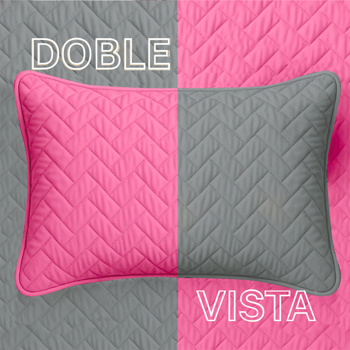 Foto 6 pulgar | Edredón Ligero Con Fundas Tesso Home Pinsonic Individual Color Rosa Pastel Doble Vista