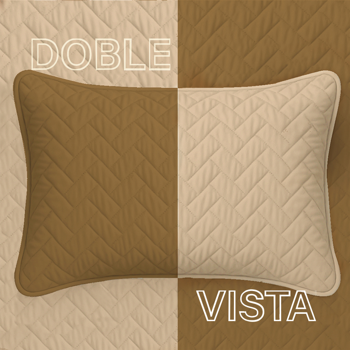 Foto 5 | Edredón Ligero Con Fundas Tesso Home Pinsonic Individual Color Arena Doble Vista
