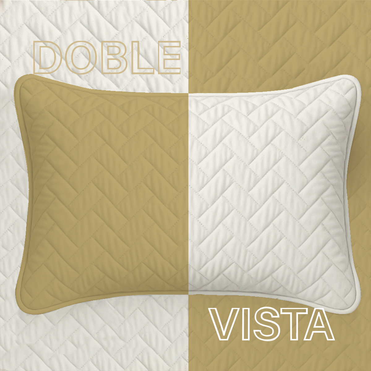 Foto 6 pulgar | Edredón Ligero Con Fundas Tesso Home Pinsonic Individual Color Beige Doble Vista