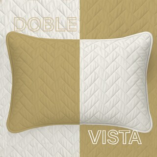 Foto 5 | Edredón Ligero Con Fundas Tesso Home Pinsonic Individual Color Beige Doble Vista
