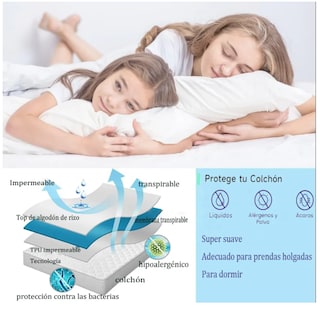 Foto 3 | Cubrecolchón Impermeable King Size Eo Safe Imports ESI-19410