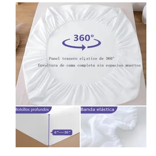 Foto 4 | Cubrecolchón Impermeable King Size Eo Safe Imports ESI-19410